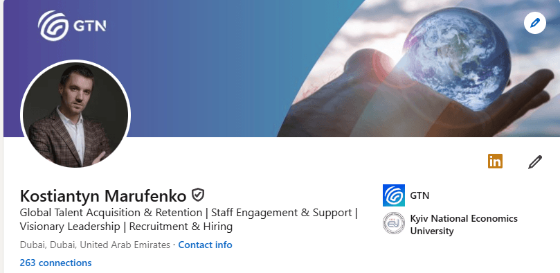 Verified LinkedIn Profile 3