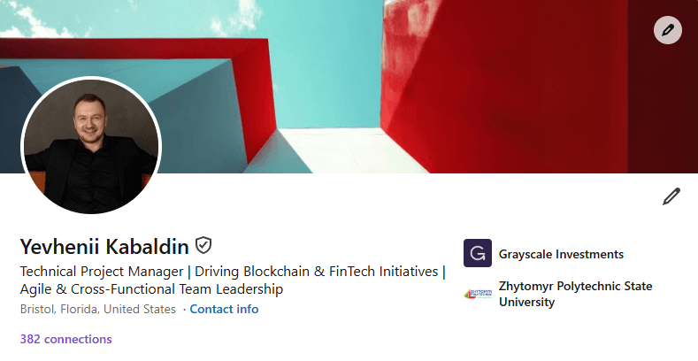 Verified LinkedIn Profile 5